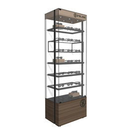 China Multi Functional Eyeglass Display Case / Wall Mounted Sunglass Rack For High End Optical Shop supplier