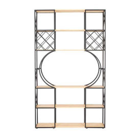 China Double Side Wooden Retail Display Stands , Wooden Display Shelf Multi Storey supplier