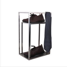 China Smooth Design Stainless Steel Metal Box Frame , Tie Scarf Display Rack Without Injuring Hands supplier