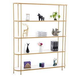 China Fashion Metal Display Racks And Stands 4 Layers Strong Load Bearing Not Easy Deform supplier