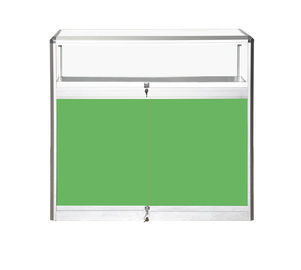 China Hierarchical Metal Pharmacy Cabinet , Green Pharmacy Storage Racks High Capacity supplier