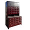 Solid Wood Chinese Pharmacy Store Display Storage Cabinet Modular With Drawer supplier