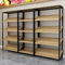 Fashion Shop Wooden Shelf Rack , Wooden Display Cabinet For Vegetable / Juice / Cake supplier