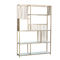 Eco Friendly Material Shop Display Showcase Single Side Shelf 4 Layer Stable Structure supplier