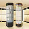 Multifunctional Delicate Store Display Case , Glass Display Cabinet With Lights supplier