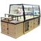 Customized Bakery Glass Display Case High Temperature Resistance With Led supplier