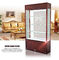 Brown Wood Jewelry Display Cases , Glass Jewelry Display Case Color Stable Non Fade supplier