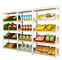 Fashion Shop Wooden Shelf Rack , Wooden Display Cabinet For Vegetable / Juice / Cake supplier