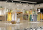 Retro Exquisite Clothing Display Showcase With Steel Wood Combination Structure supplier