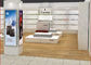 Boutiques Bag Shoe Store Display Shelves Luxury Wooden Customized Size supplier