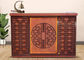 Chinese Style Reception Desk Display Case With Beautiful Hollow Carving Light supplier