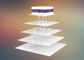 S Shaped Delicate Acrylic Cupcake Display Trays Stand Luxurious For Wedding / Birthday supplier