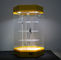 Beautiful Rotatable Acrylic Display Stands Rack Yellow Base Lockable With Led Light supplier