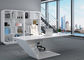 Elegant Manager Office Furniture Creative Special Shape With White Baking Paint supplier
