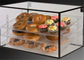 Transparent Acrylic Display Showcase / Acrylic Bakery Display Bright Luster For Supermarket supplier