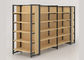 Nakajima Style Wooden Metal Shelving Unit Multi Storey For Supermarket / Shopping Mall supplier