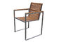 Stainless Steel Solid Wooden Outdoor Furniture High End With OEM / ODM Special Offer supplier