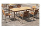 Stainless Steel Solid Wooden Outdoor Furniture High End With OEM / ODM Special Offer supplier