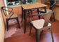 Simple Modern Solid Wooden Outdoor Furniture Balcony Table Chair Set For Leisure Cafe Bar supplier
