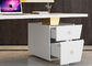 Nordic Design White Office Furniture Desk Multi Functional Practical With Drawers supplier