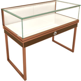 China High End Metal / Plexiglass Jewelry Display Cases Shopping Mall Customized Logo supplier