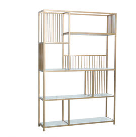 China Eco Friendly Material Shop Display Showcase Single Side Shelf 4 Layer Stable Structure supplier