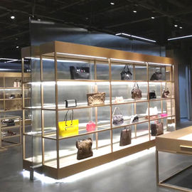 China SHANGHAI FACTORY CUSTOMIZED HIGH-END DISPLAY CABINETS BAG DISPLAY SHOWCASE CUSTOMIZED DESGIN LUXURY STORE SHOWROOM supplier