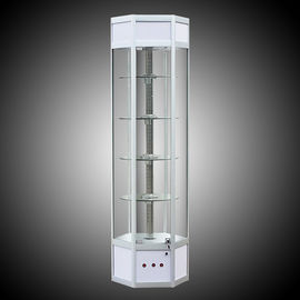 Rotary Lighting Gifts Shop Display Showcase 53*53*100 Size With Titanium Alloy Material supplier