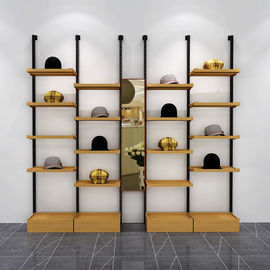 Free Combination Wooden Display Showcase , Simple Wood Hat Display Stand supplier