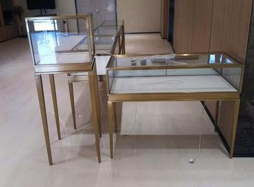 Professional Jewelry Display Showcase / Watch Display Showcase Stainless Steel Material supplier
