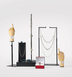 Black Metal Shop Display Showcase Fashionable For Perfume / Watch Store supplier