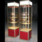 Multifunctional Delicate Store Display Case , Glass Display Cabinet With Lights supplier