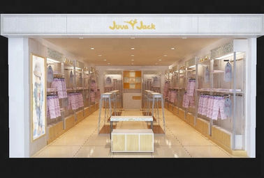 Beautiful Clothes Shop Display Showcase Any Color Available For Shopping Mall supplier