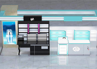 Various Shapes Cosmetic Retail Display , Cosmetic Shop Interior Design For Specialty Stores supplier