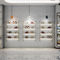 Beautiful Shoe Store Display Shelves / High Heel Shoe Rack Wall Mounted Hierarchical supplier