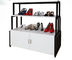 Multi Functional Footwear Display Racks , Various Shapes Modular Shoe Display Shelves supplier
