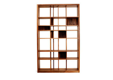 Nakashima Style Clothing Display Cabinet , Wooden Clothing Display Customized Size supplier