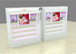 Pink Fashion Cosmetic Store Furniture / Makeup Display Showcase With Led Light supplier