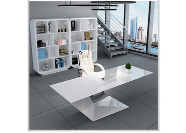 Elegant Manager Office Furniture Creative Special Shape With White Baking Paint supplier