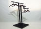 Steel Black Clothing Metal Display Racks And Stands With Two / Three / Four Arms Available supplier