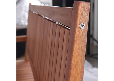 Exquisite Solid Wooden Outdoor Furniture / Solid Wood Garden Furniture Not Easy Deform supplier
