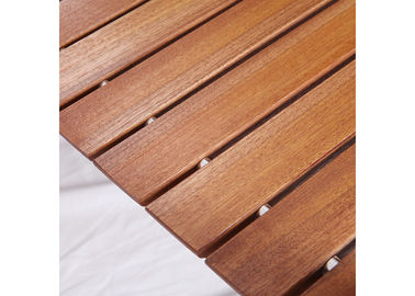 Exquisite Solid Wooden Outdoor Furniture / Solid Wood Garden Furniture Not Easy Deform supplier