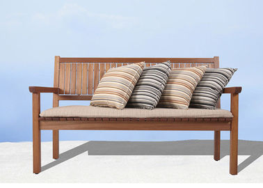 Exquisite Solid Wooden Outdoor Furniture / Solid Wood Garden Furniture Not Easy Deform supplier