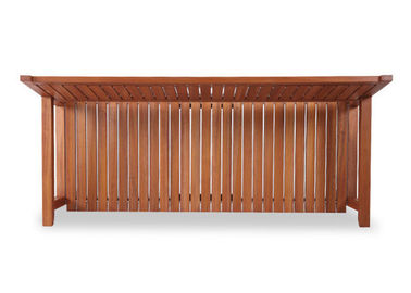 Exquisite Solid Wooden Outdoor Furniture / Solid Wood Garden Furniture Not Easy Deform supplier