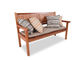 Exquisite Solid Wooden Outdoor Furniture / Solid Wood Garden Furniture Not Easy Deform supplier